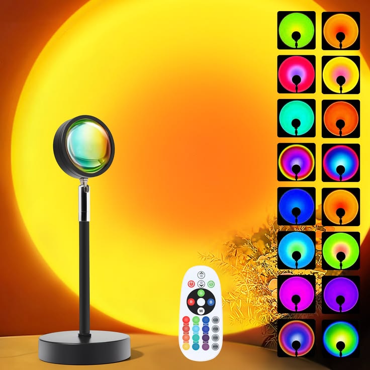 Sunset lamp by Gatlix with 16 colour in 1, with remote (PREMIUM QUALITY)